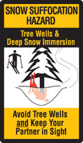 Snow Immersion Suffocation (SIS) Sign